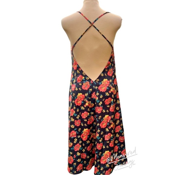 Medium - NWT - LPA X Revolve - Button-Up Floral Slip Maxi Dress - Low Back - Picture 9 of 13